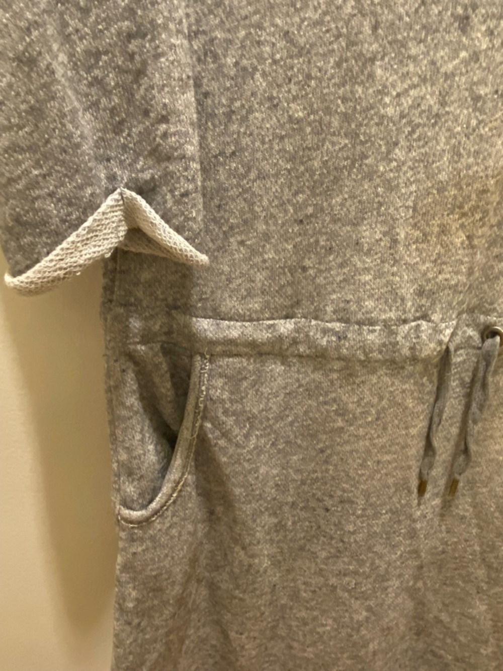 H&M Heather Gray Cozy Tie-Waist Knit Dress - Picture 2 of 6